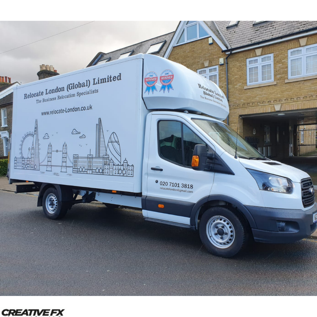 RELOCATE LONDON - VAN LIVERY - Creative FX